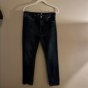 RSQ Men's Black Straight Jeans